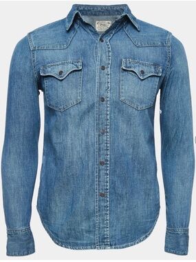 Ralph Lauren Denim Shirt in Medium Blue